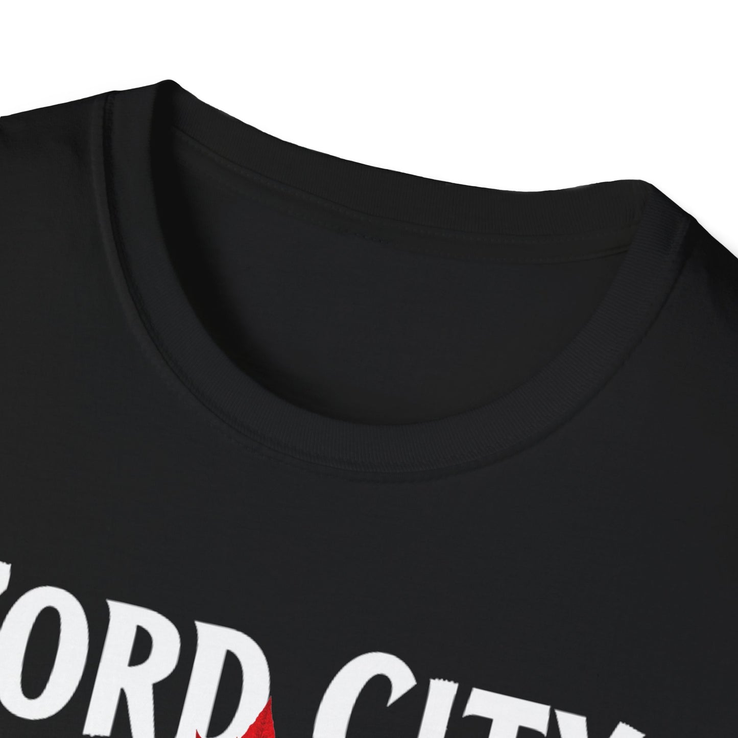 FORD CITY Hardcore Local, We Support Our Own,  Red Leaf 3 T-Shirt, Softstyle Graphic Tee, Unisex Casual Wear, Support Local Merch, Gift for Community Lovers, FINKZ WINDSOR