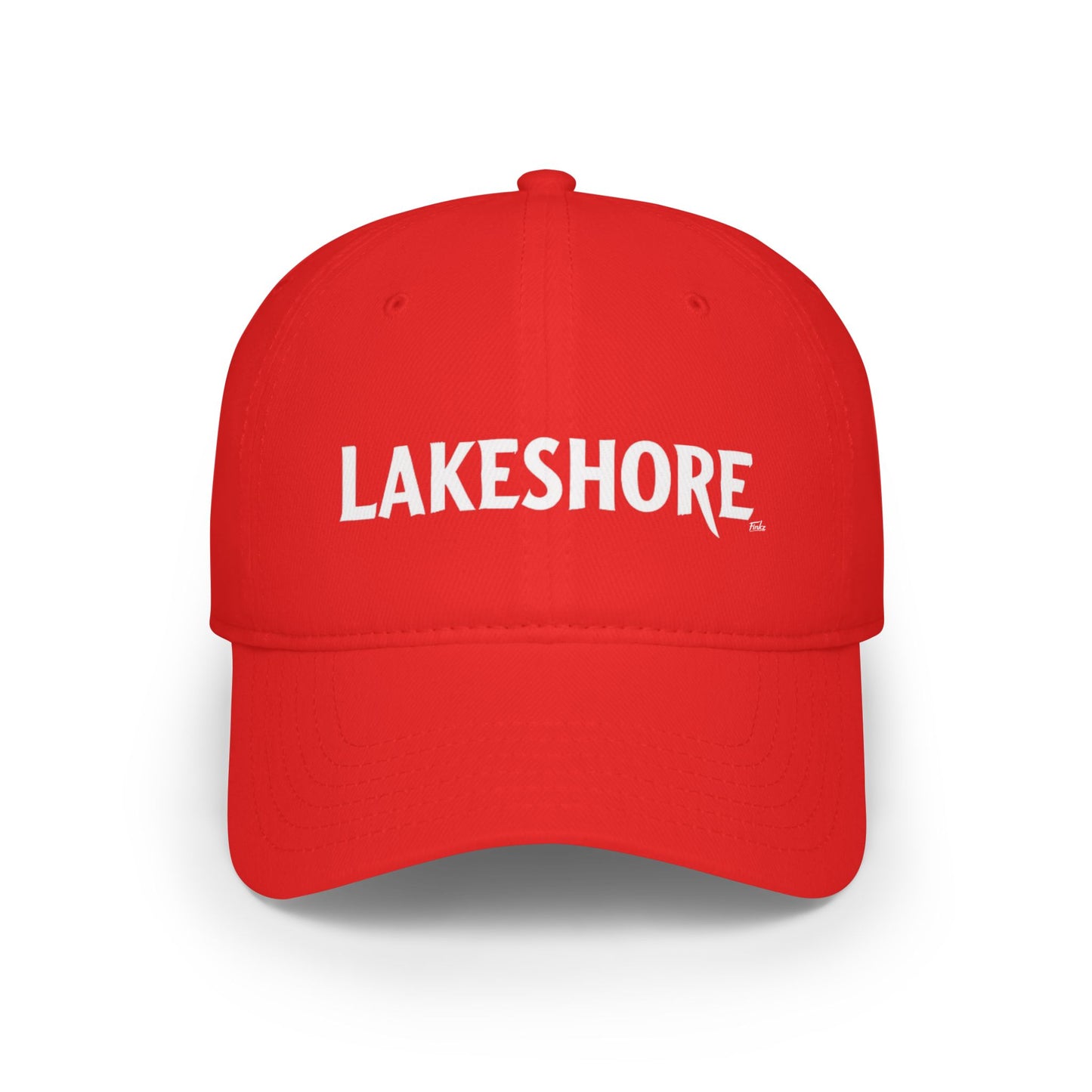 LAKESHORE Low Profile Baseball Cap - Red Hat for Community Lovers FINKZ WINDSOR