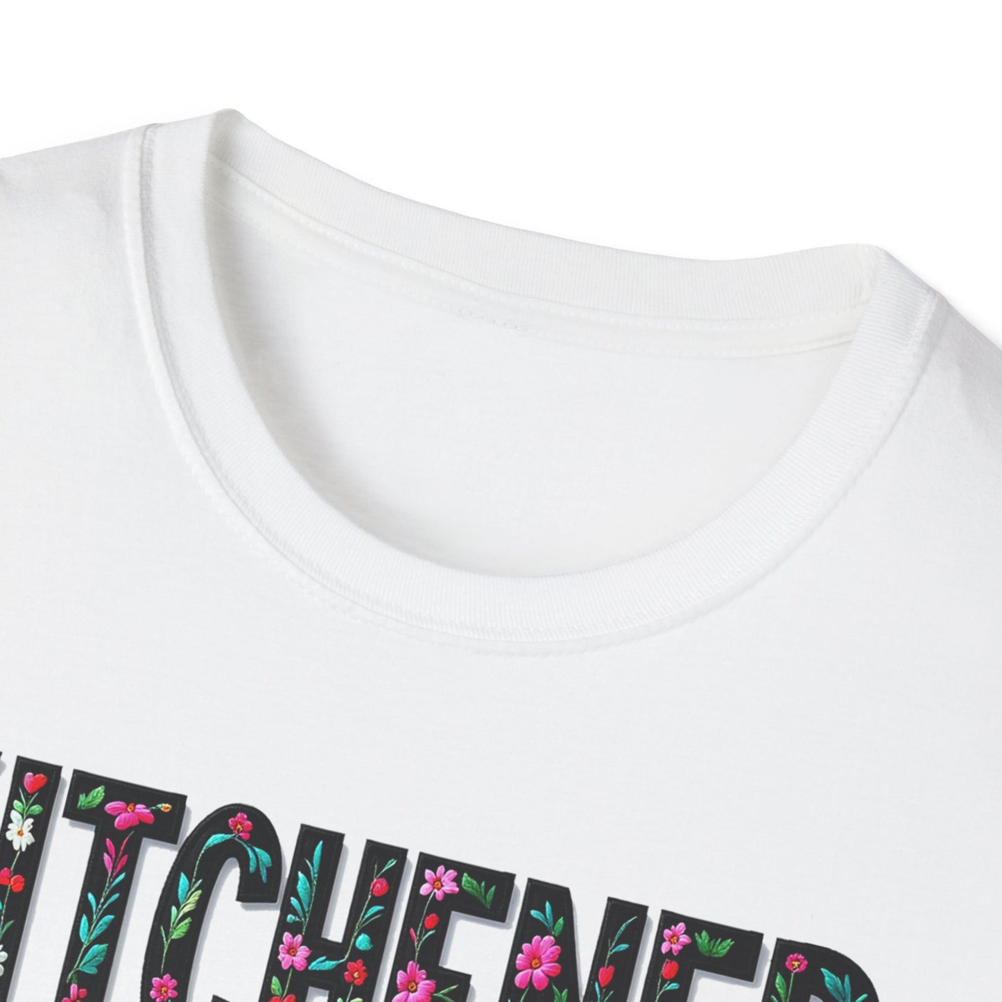 Kitchener Local Gal Flower-Heart T-Shirt, c03-n00-s005 Softstyle Graphic Tee, Unisex Casual Wear, Support Local Merch, Gift for Community Lovers, Finkz WINDSOR