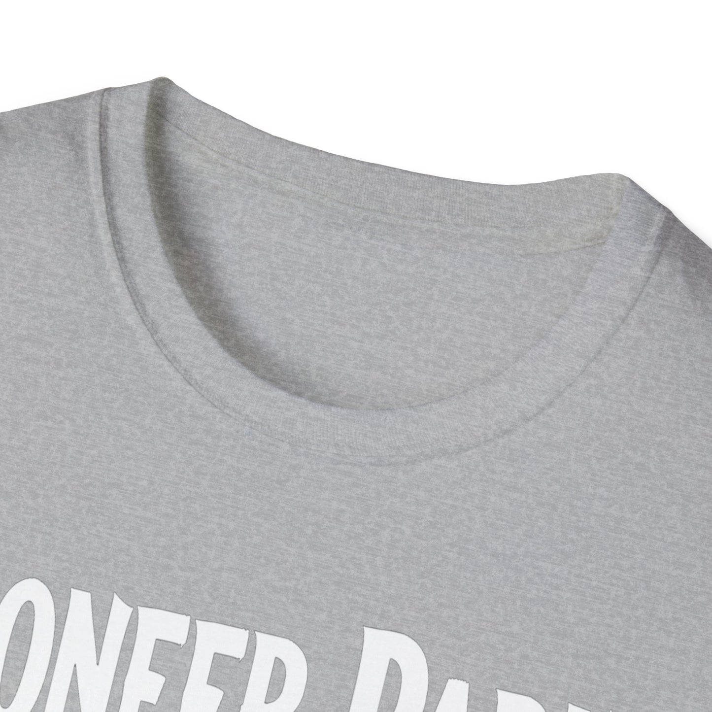 Pioneer Park Hardcore Rep'n White Leaf T-Shirt, c03-n08-s007 Softstyle Graphic Tee, Unisex Casual Wear, Support'n Locals Merch, Gift for Community Lovers.