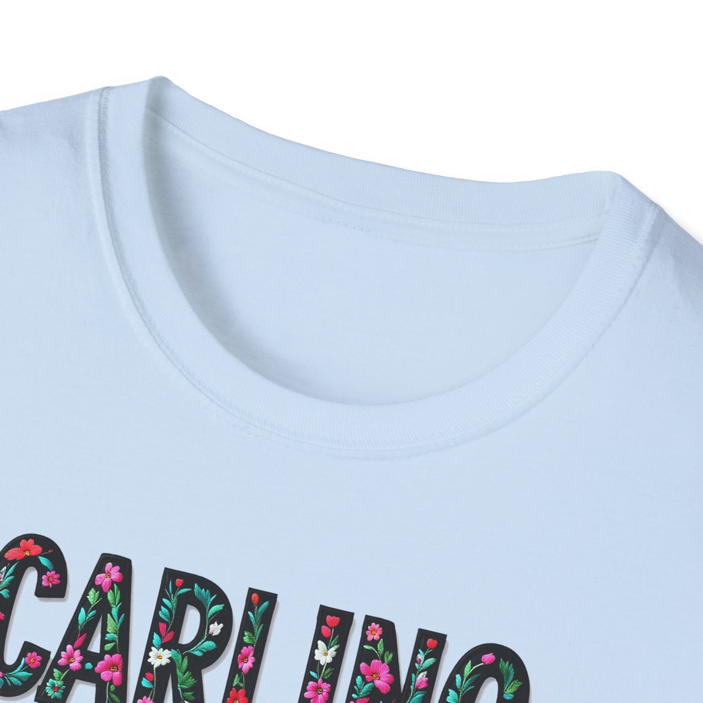 Carling Local Gal Flower-Heart T-Shirt, c02-n03-s05  Softstyle Graphic Tee, Unisex Casual Wear, Support Local Merch, Gift for Community Lovers, Finkz WINDSOR