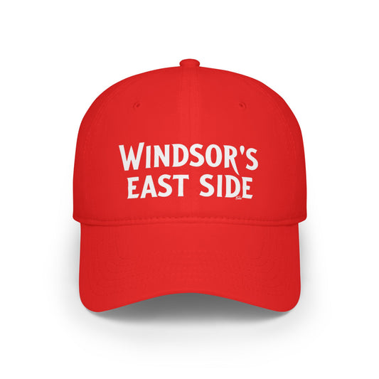 WINDSOR EAST Low Profile Baseball Cap - Red Hat for Community Lovers FINKZ WINDSOR