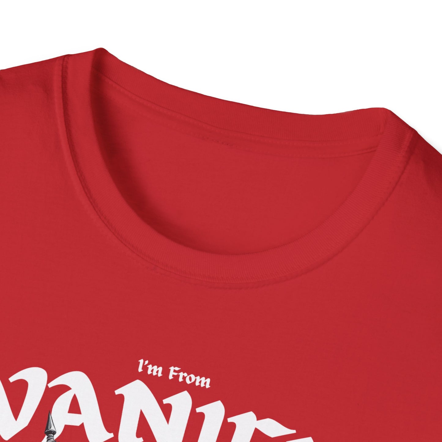 Vanier Underestimate Guy T-Shirt, c03-n09-s002 Softstyle Graphic Tee, Unisex Casual Wear, Support'n Locals Merch, Gift for Community Lovers.