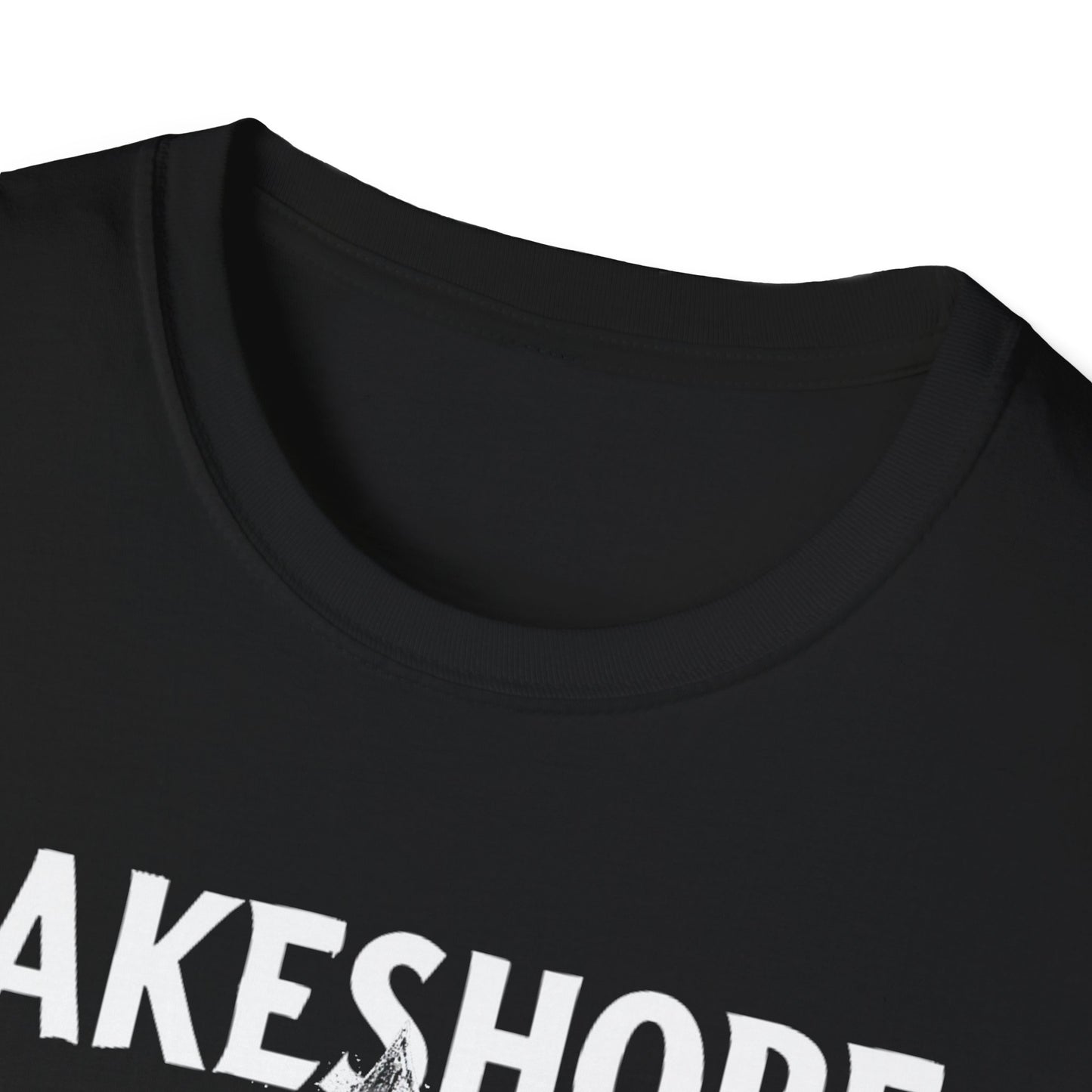 LAKESHORE, Rep'n My Hood, Hardcore Local Cool Leaf T-Shirt, Softstyle Graphic Tee, Unisex Casual Wear, Support Local Merch, Gift for Community Lovers, Finkz WINDSOR